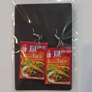 McCormick Taco Seasoning Earrings